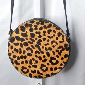 Lulus Animal Print Calf Hair Crossbody